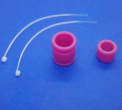 1/10 Maßstab RC Nitro Auspuff Motor Header Silikon Gelenk Kupplung Rohr rosa HPI