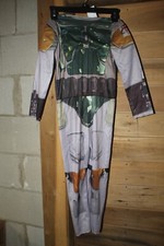 Star Wars Boba Fett Child Halloween Costume Medium Missing Mask and Cape