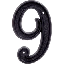 The Hillman Group 844049 5.5-Inch Plastic House, Number 9