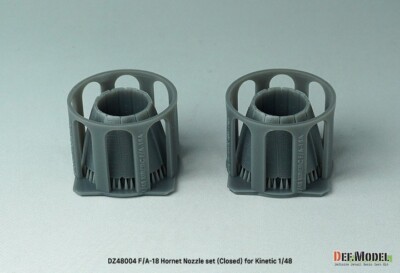 キネティック 1/48 F/A-18C ホーネット社外エッチングパーツセット DEF MODEL 1/48 F/A-18A+/B/CF-188 Hornet Nozzle set (Closed) for