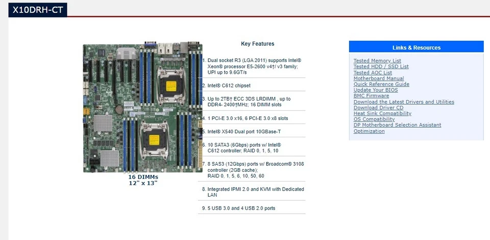 TRUE RAID SERVER 2U 12 Bay X10DRH-CT 2x XEON 14 CORES 64GB DDR4 3108 12GB/s SAS3 - Image 2 of 3