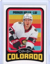 2024-25 O-Pee-Chee OPC Parker Kelly Retro - Ottawa Senators