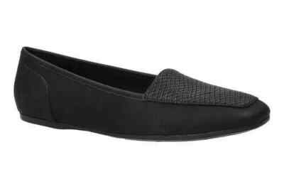 Women's Easy Street Thrill Black Snake Size US 9 Flat
