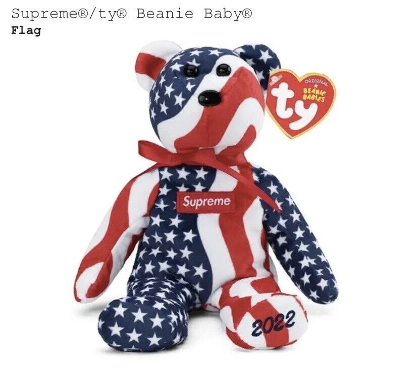 Supreme Ty Beanie Baby Flag Box Logo