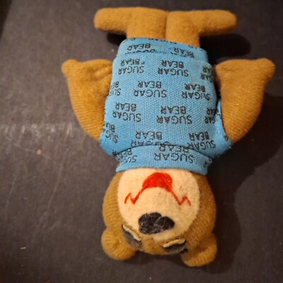 Vtg Sugar Bear Post General Mills Mini Plush Prize Golden Crisp Promo Doll