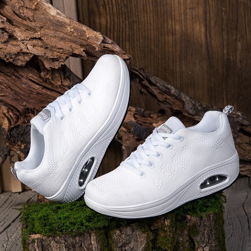 Fashion Women's Mesh Breathable Athletic Shoes Lightweight Sneakers - Picture 20 of 36