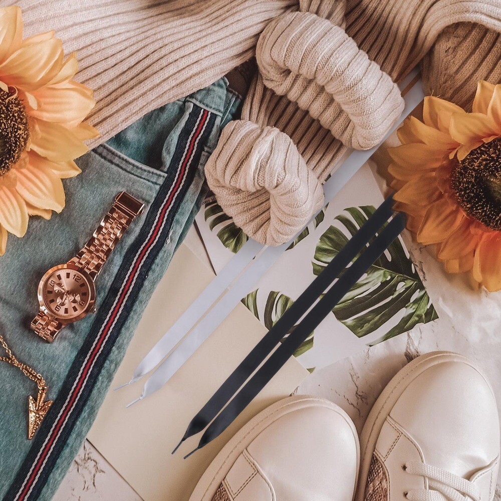 APL 3 Pezzi Nastro Lacci per Scarpe Miss Donna Lacci per Scarpe Accessori Decorativi