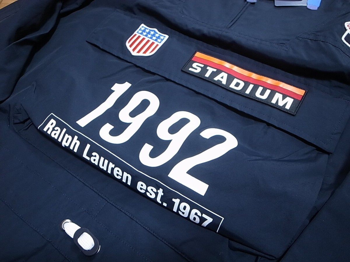 POLO RALPH LAUREN 東京スタジアムアノラック Polo Ralph Lauren Tokyo Stadium Anorak 1992 XL X-Large