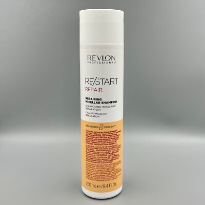 (43,60 /L) 250 ml Revlon Restart Repair Repairing Micellar Shampoo damaged hair