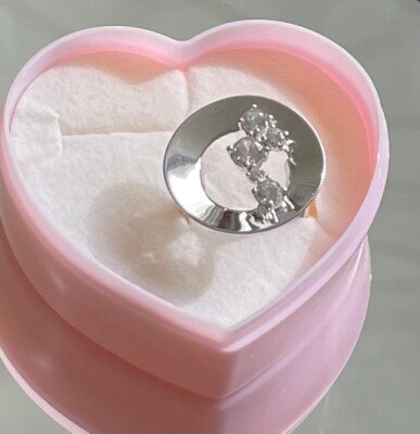 Kari Schmuck 925 Sterling Silber Ring. Größe:N (mittel)