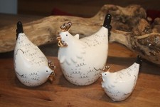 Huhn, Hühner, Dekohuhn aus Keramik, wählbar 3 Größen, Osterdeko Hühner