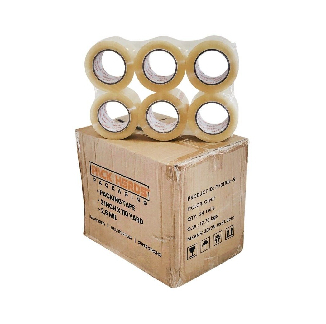 Nastro Adesivo Pacchi Nastro Adesivo Trasparente Per Scatole - 108 Rotoli Da 2x110 Iarde Nastro Adesivo Imballo - Foto 12