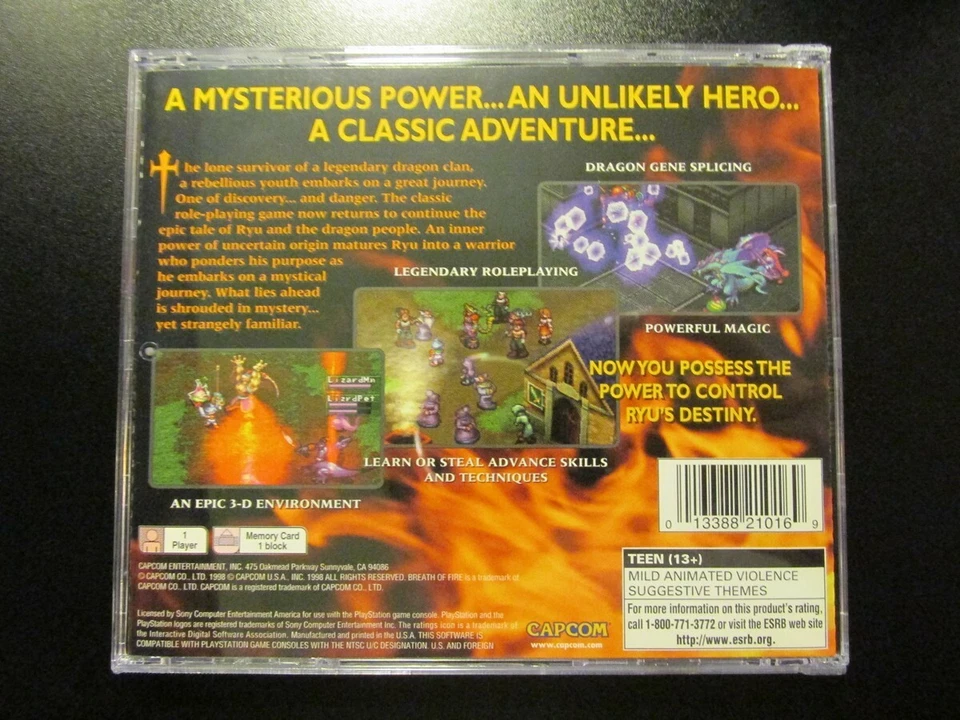 Breath of Fire III 3 SONY PlayStation 1 PS1 PSX PSOne COMPLETE NEW PRISTINE MINT - Image 3 of 4