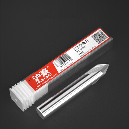 60/90/120-Degree Chamfer End Mill 3-Flute Milling Cutter For Steel Carbide - Imagen 4 de 9