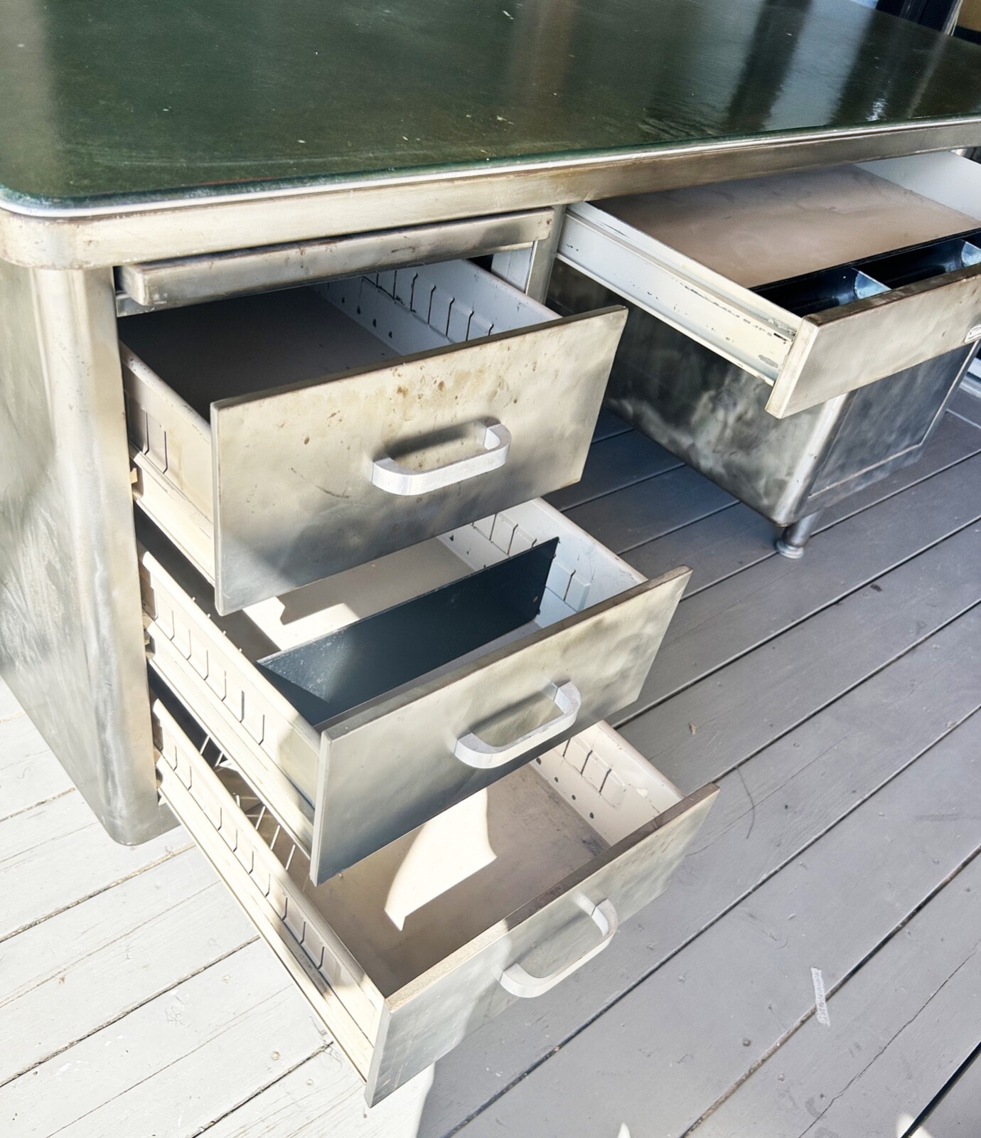 Vintage McDowell & Craig MidCentury Tanker Desk eBay