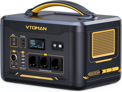 VTOMAN Jump 1500X Tragbare Powerstation - 828Wh Solargenerator