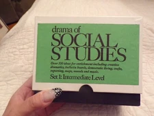 1970 Drama of Social Studies Set 1 Intermediate Level Creative Teaching Press