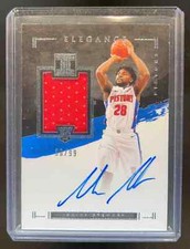 2020-21 Impeccable Isaiah Stewart Elegance Jersey Rookie RC Auto #30/99