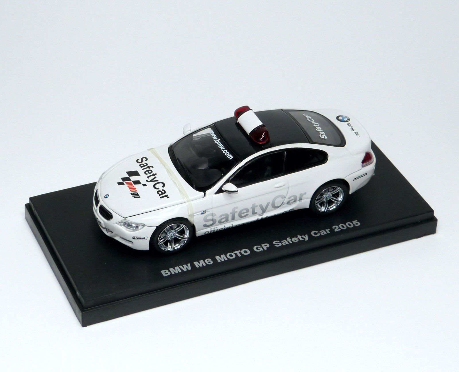 BMW M6 Coupe E63 Safety Car SafetyCar Moto GP MotoGP 2005 Kyosho 03517GP 143