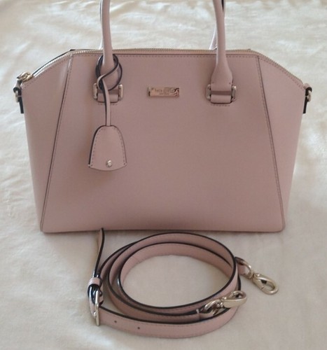 Kate Spade New York Tilden Place Pippa Leather Satchel In Warm Vellum