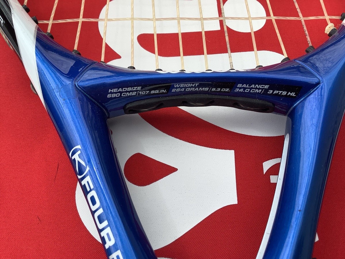 Wilson (K)Factor (K)Four FX 107 Tennis Racquet 4 3/8's Grip
