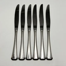 Oneida Stainless Dinner Knife SSS Maestro St Leger Flatware Silverware 6Pc Set