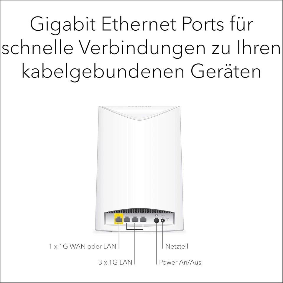 NETGEAR WAC564 WLAN Mesh Access Point und WLAN-Repeater Tri-Band AC3000 WLAN - Bild 3 von 4
