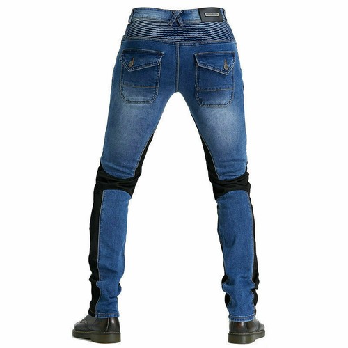Herren Motorradhose Motorrad Jeans Hosen Atmungsakt inkl Protektoren Hose Sommer - Bild 25 von 30