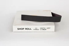 1.5"x 50 Yd Aluminum Oxide Emery Cloth Sandpaper Shop Rolls - Metals 80 Grit 