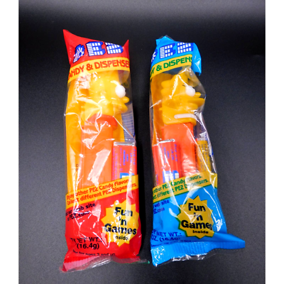 #ad #ad Pez Candy Dispenser Bart Simpson and Lisa Simpson Brand New Factory Sealed $12.00