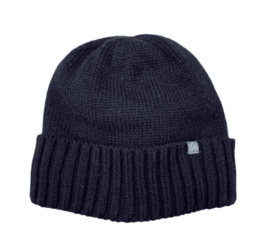 Polar Fleece Lined Beanie Unisex Recycled Warm Winter Essential Classic Polar Extreme Mens Insulated Thermal Knit Beanie, Warm for  main image 4
