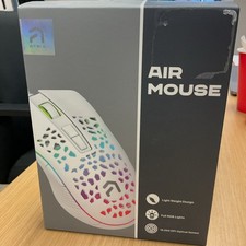 Atrix AIR MOUSE RGB 9 Button White Gaming Mouse - 16,000 DPI - Light Weight