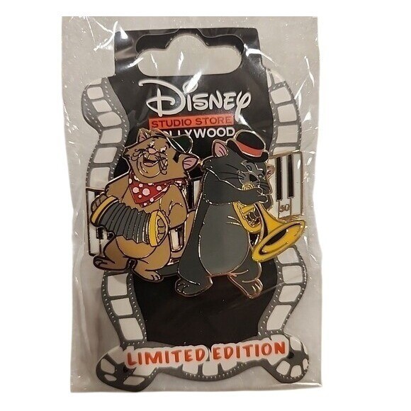 Disney Pin The Aristocats 50th Anniversary Peppo and Scat Cat DSSH LE 400 143611