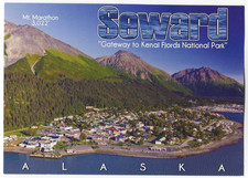 Seward Alaska Postcard Gateway to Kenai Fjords National Park Mt Marathon