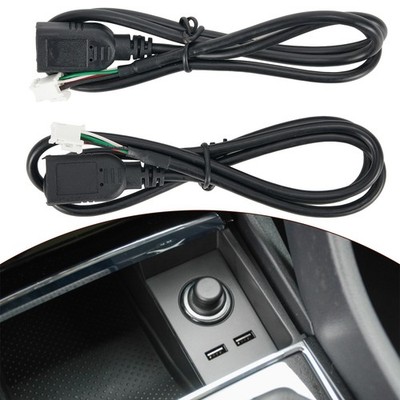 4 Pin & 6 Pin Connector USB Extension Cable Adapter For für android Car Radio