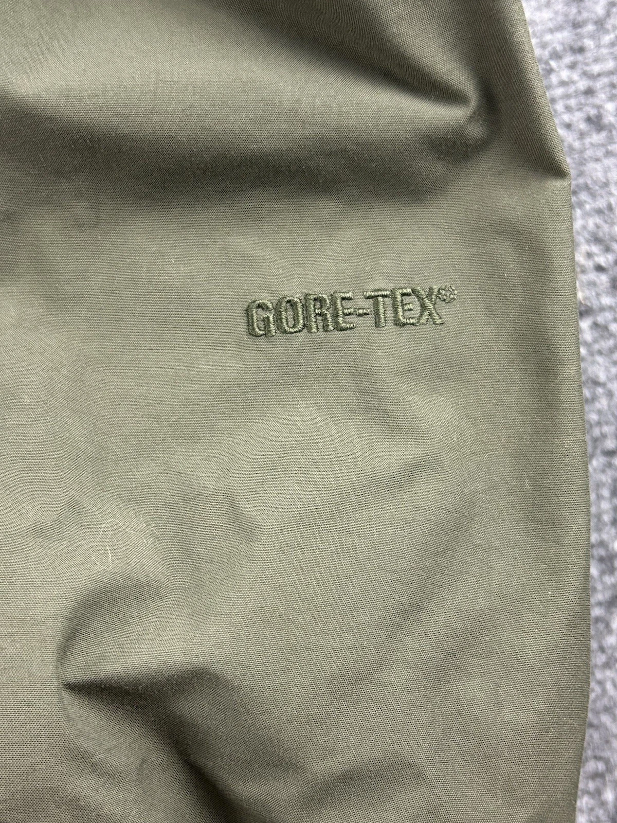 Vintage Patagonia Jacket Men M Olive Liquid Sky Hooded Goretex Rain Parka Y2K - product detail image 6