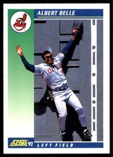Albert Belle 1992 Score #31 Indians MLB READ FREE SHIPPING AutographDen