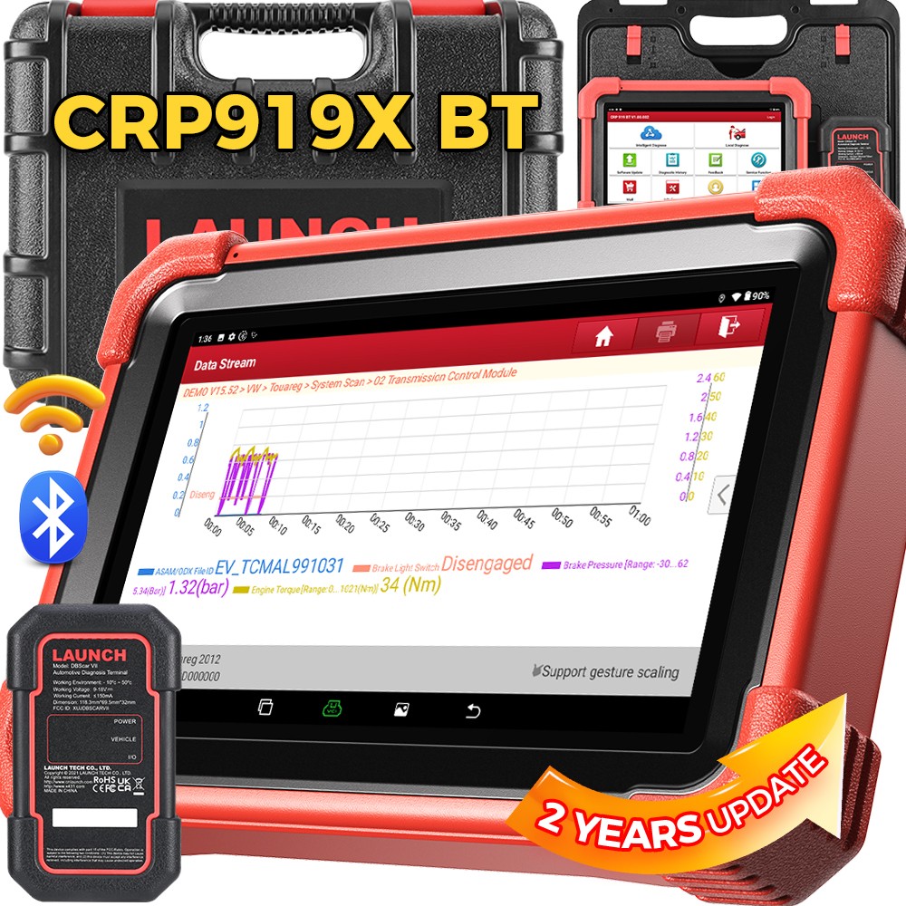 LAUNCH X431 CRP919X BT PRO programmation TPMS et scanner bidirectionnel sans fil