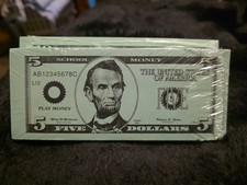 ETA hand2mind Bills, Paper $5 Item #76207 pk/100 Teaching Manipulative