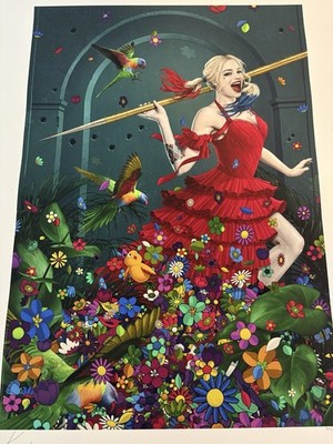 Harley Quinn Red Flags - Kevin McGivern Suicide Squad Sideshow Art