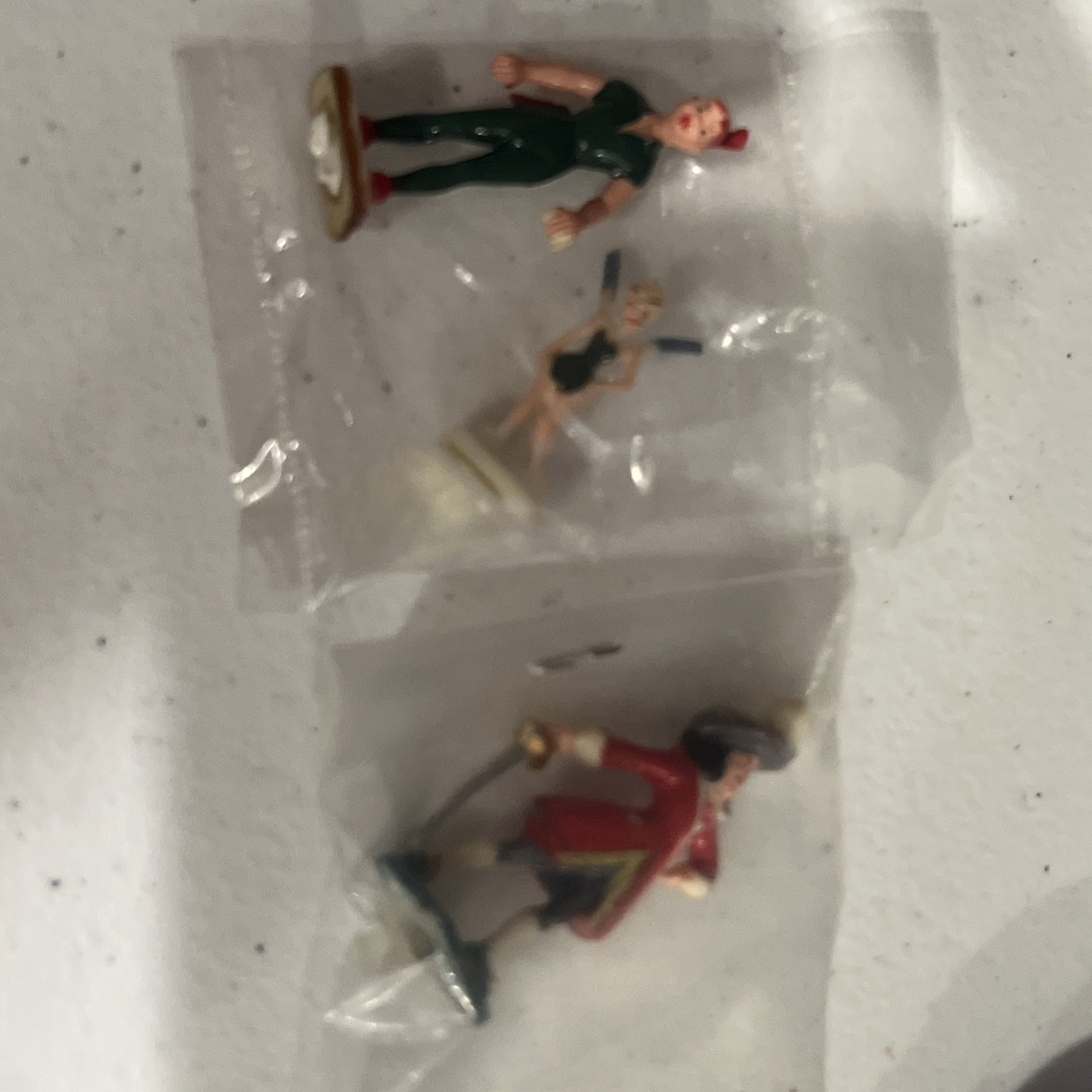Vintage Marx Disneykins Peter Pan Captain Hook Tinker Bell Peter Pan 1960s Lot