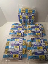 120' Southwire Romex 12/3 NM-B Yellow Indoor Electrical Wire With Ground