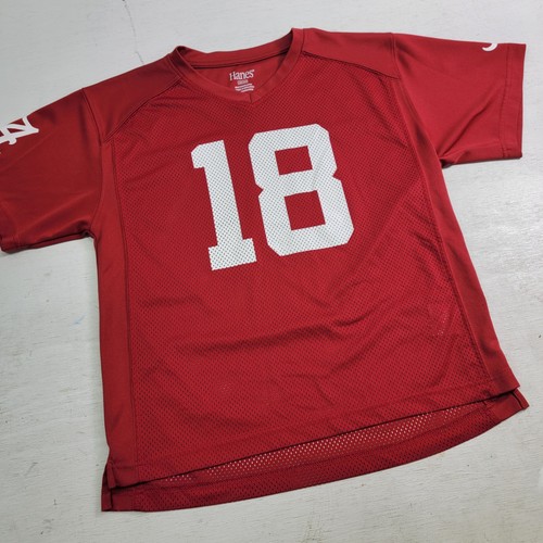 alabama-crimson-tide-hanes-mesh-18-youth-boys-football-jersey-size-l