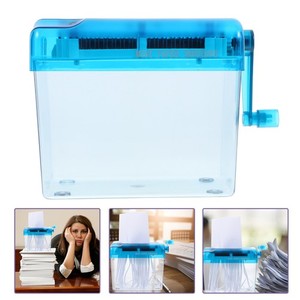 Pratique papier Shredder bureau main Shredter bureau manuel Shredster Maison