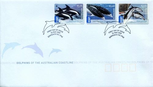 2009 Dolphins Of The Australian Coastline - FDC Self Adhesive Stamps - Rare