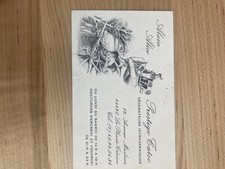Tattoo Business Cards Alain Alice French Artist 1990s Lot Of 2