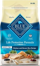 Blue Buffalo Life Protection Adult Dry Dog Food Chicken Brown Rice 30 lb Bag