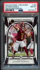 2024 Panini National Treasures Treasured Rookies #JDS Jayden Daniels /99 PSA 8