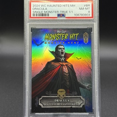 Extremely RARE POP 1 2024 Wild Card Haunted Hits Dracula Monster True 1/1