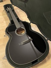 Guitarra Acústica Collings OM1 Jet Black Abulone Rosette 2024